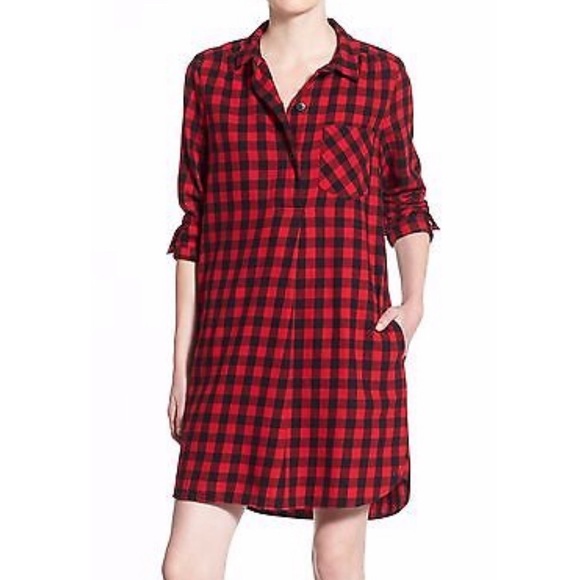 Madewell Dresses & Skirts - Madewell Plaid Latitude Shirtdress Buffalo Check